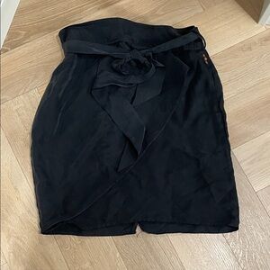 Hugo Boss Orange Black Wrap Skirt in US size 6